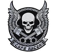 topt mili ecusson Route 66 Biker Motard Moto Tete de Mort thermocollant Grand Format 28x23cm patche Badge