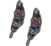topt rasta ecusson lot 2 Indien Plume capteur de Reve us USA Moto Biker thermocollant 12,5x4cm patche Badge