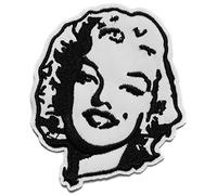 topt rasta ecusson Marilyn Monroe thermocollant 8,5x7,5cm patche Badge Hollywood Star Cinema