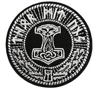 topt rasta ecusson Marteau de Thor Viking Odin celte Celtic Breizh Biker 7cm patche Insigne