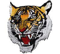 topt rasta ecusson Tigre Tiger dent thermocollant 11,5x9,5cm patche Badge Karate Kung fu