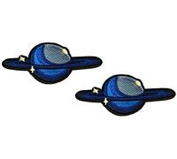 topt rasta lot 2 planete saturne Espace ecusson Patch 11x5cm Écusson brodé Thermocollants