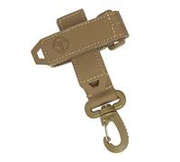 TOPTACPRO Clips de Porte-Gants Tactiques Porte-Clés de Gardien de Corde d'escalade Porte-Crochet de Gant Polyvalent 500D Nylon (Coyote Brown)