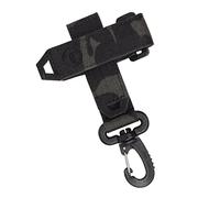 TOPTACPRO Clips de Porte-Gants Tactiques Porte-Clés de Gardien de Corde d'escalade Porte-Crochet de Gant Polyvalent 500D Nylon (Multi-Camo Black)