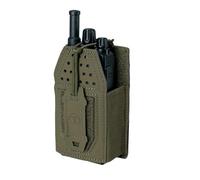 TOPTACPRO Étui Radio Tactique Pochette Radio Molle Universelle pour Talkie-Walkie BaoFeng UV-5R BF-F8HP Pochette de Rangement Réglable pour Chargeur (Ranger Green)