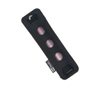 TOPTACPRO Pochette de Bâton Lumineux Tactique Porte-Stylo Chemlight Organisateur de Lampe de Poche Crochet Glow Stick Panneau V2 500D Nylon (Black)