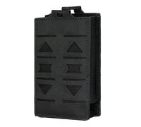 TOPTACPRO Pochette de Chargeur Simple Pochettes pour Mag de 5,56 mm Porte-Revues Élastique Molle pour M4 AR15 Magazines 500DNylon (Black)