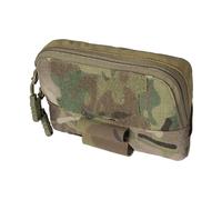 TOPTACPRO Pochette de Panneau d'Admin Tactique Molle Petite Pochette de Poitrine pour Gilet Tactique JPC2.0 AVS CPC Système Molle Nylon 500D (Multi-Camo)
