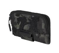 TOPTACPRO Pochette de Panneau d'Admin Tactique Molle Petite Pochette de Poitrine pour Gilet Tactique JPC2.0 AVS CPC Système Molle Nylon 500D (Multi-Camo Black)
