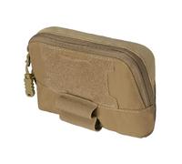 TOPTACPRO Pochette de Panneau d'Admin Tactique Molle Petite Pochette de Poitrine pour Gilet Tactique JPC2.0 AVS CPC Système Molle Nylon 500D (Coyote Brown)