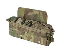 TOPTACPRO Pochette de vidange Tactique Pochette Admin Pochette d'organisation d'outils Utilitaires pour Gilet Airsoft Paintball Drop Pouch 500D Nylon (Multi-Camo)