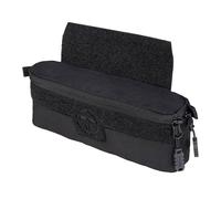 TOPTACPRO Pochette de vidange Tactique Pochette Admin Pochette d'organisation d'outils Utilitaires pour Gilet Airsoft Paintball Drop Pouch 500D Nylon (Black)