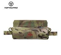 TOPTACPRO pochette médicale tactique rouleau 1 pochette EDC pour traumatismes IFAK trousse de premiers soins pochette 8531 Coyote Brown