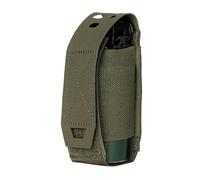 TOPTACPRO Support Molle pour Lampe de Poche Pochette à Chargeur Pochettes Tactiques Flashbang Pochettes d'outils Portables Multi-usages 500D Nylon (Ranger Green)