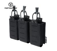 Toptacpro Tactique M4 Mag Pochette Molle Triple Support Magnétique Découpé Au Laser 556mm Chasse 8528