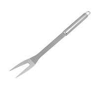 TopTen BBQ Fourchette pour Barbecue Acier Inoxydable 36cm Long avec 11cm Poignée pour Viande Légumes Etc. Broche/Pique