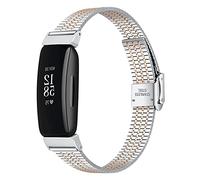 TopTen Bracelet de montre compatible avec Fitbit Inspire/Inspire HR/Inspire 2, bracelet réglable en acier inoxydable, bracelet de rechange, For Fitbit Inspire/Inspire HR, Silicone