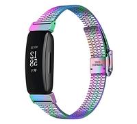 TopTen Bracelet de montre compatible avec Fitbit Inspire/Inspire HR/Inspire 2, bracelet réglable en acier inoxydable, accessoires de rechange