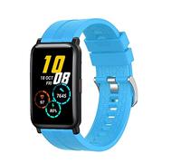 TopTen Bracelet de montre compatible avec Honor Watch ES - Bracelet de rechange en silicone - Réglable - Bleu