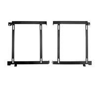 Topteng 1 Pair of Seat Brackets, Low Mount Racing/Bucket Seat Tensile Steel Bracket Base adapté pour S13 S14 Nissan 240Sx