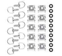 Topteng 10x Fairing Panel Quick Release Fastener Bolt Quarter Turn Fasteners Bolts 14mm