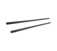 Topteng 2PCS L&R Side Door Window Belt Trim Molding adapté pour Honda Civic EG6 EG4 3D 1992-1995