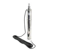 Topteng 3" 12V 150W Deep Well Solar Submersible Bore Hole Water Pump Built-in MPPT, Brushless DC Motor, Stainless Steel Housing, 35M Max Head, 2000L/H Max Flow, 15M Line