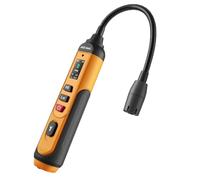 TOPTES PT-336Pro Détecteur de Gaz Naturel Rechargeable, Col Flexible 17,5cm | Détecteur de Fuite de Gaz, Réponse Rapide en 0,5 s, 0-9999 PPM, Lampe Torche Intégrée, Portable Maison et Camping-Car