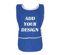 TOPTIE Caddie de golf en maille personnalisée - Gilets respirants et légers - Pour volontaires - Identification du personnel d'équipage - Bleu marine - M