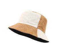 TOPTIE Chapeau Bob Réversible en Velours Côtelé 2-en-1 Unisexe pour Extérieur