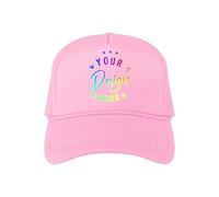 TOPTIE Chapeau de camionneur brodé à 5 panneaux Snapback Casquette en mousse avant en maille arrière