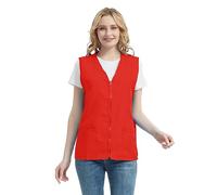 TOPTIE Gilet d'activité bénévole pour adultes Gilets uniformes de supermarché Vêtements de travail pour commis