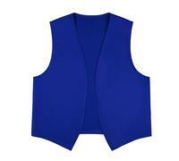 TOPTIE Gilet unisexe sans poche, Gilet victorien, Costume de paysan, Gilet de travail bénévole