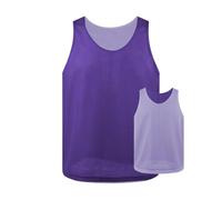 TOPTIE Gilets d'entraînement réversibles Gilet de Sport à Deux côtés Maillot de Football, Dossards pour équipe de Football pour Adultes et Jeunes