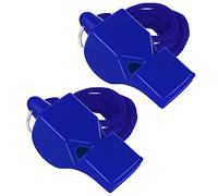 TopTie Lot de 2 sifflets sans Perles avec lanière de sécurité d'urgence pour Sports de Sauvetage