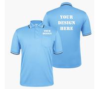 TOPTIE Maillot de Baseball Softball Personnalisé pour Arbitre Polo à Manches Courtes Ajoutez Votre Logo Texte Maillot d’Arbitre