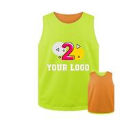TOPTIE Maillot de Basket et de Football Réversible Personnalisé, Chasuble d'Entraînement d'Équipe pour Adultes et Jeunes