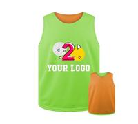 TOPTIE Maillot de Basket et de Football Réversible Personnalisé, Chasuble d'Entraînement d'Équipe pour Adultes et Jeunes