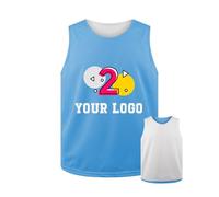 TOPTIE Maillot de Basket et de Football Réversible Personnalisé, Chasuble d'Entraînement d'Équipe pour Adultes et Jeunes