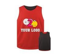 TOPTIE Maillot de Basket et de Football Réversible Personnalisé, Chasuble d'Entraînement d'Équipe pour Adultes et Jeunes