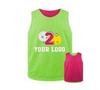 TOPTIE Maillot de Basket et de Football Réversible Personnalisé, Chasuble d'Entraînement d'Équipe pour Adultes et Jeunes