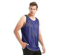 TOPTIE Maillots de Basket-Ball pour Homme, débardeur en Maille réversible, Maillot de Crosse