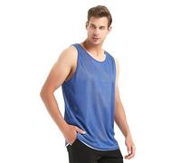 TOPTIE Maillots de Basket-Ball pour Homme, débardeur en Maille réversible, Maillot de Crosse