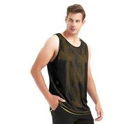 TOPTIE Maillots de Basket-Ball pour Homme, débardeur en Maille réversible, Maillot de Crosse