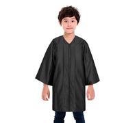 TOPTIE Robe de chorale unisexe Toge Diplômé pour enfants de la maternelle - Noir - M