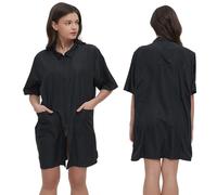 TOPTIE Salon Smock Veste de styliste professionnel Cape de coupe de cheveux imperméable Tablier de barbier