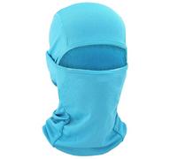 TOPTIE Ski Mask Summer Balaclava Full Face, Mesh Quick Dry Full Face Balaclava Motorcycle Helmet Liner-Sky Blue