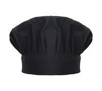 TOPTIE Toque de Chef de Cuisine Béret de Cuisinier Chapeau de Cuisine réglables en Toile de Coton pour enfant et adulte