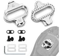 toptrek Plaques de chaussures de vélo compatibles avec Shimano SPD Cleats