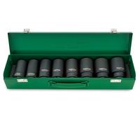 Jeu de douilles de soufflage TOPTUL 3/4 pouces 7 pièce 26, 27, 29, 30, 32, 36, 38 mm